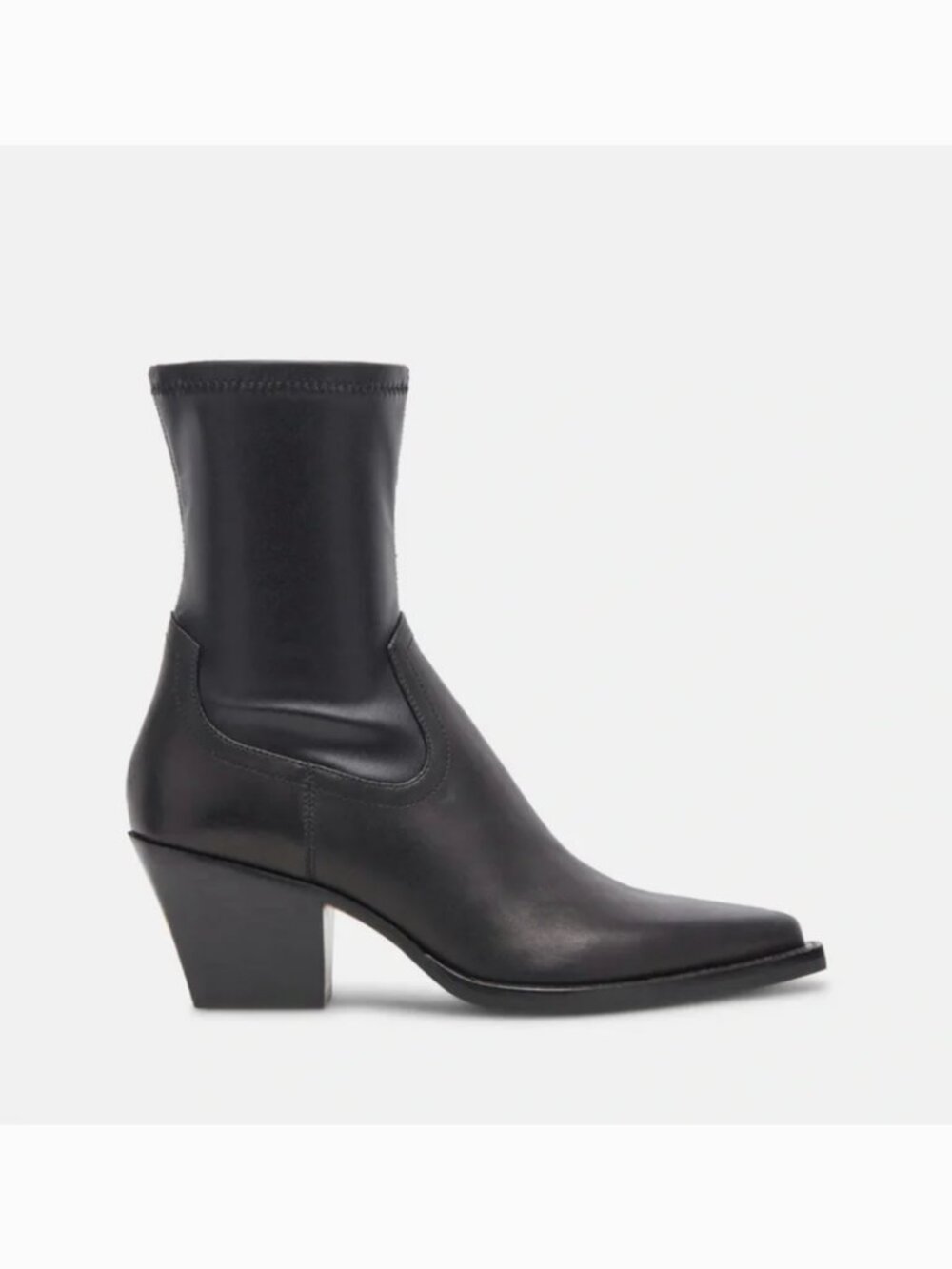 DV by Dolce Vita Ilana Rutger Black Mid Calf Zip Side Boots Size 7.5